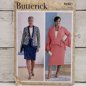 ⭐️5 for $28⭐️ NEW Butterick B6821 Women’s Sewing Patterns PLUS SIZE UNCUT